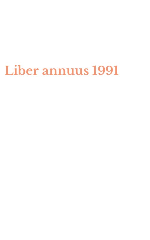 Liber annuus 1991