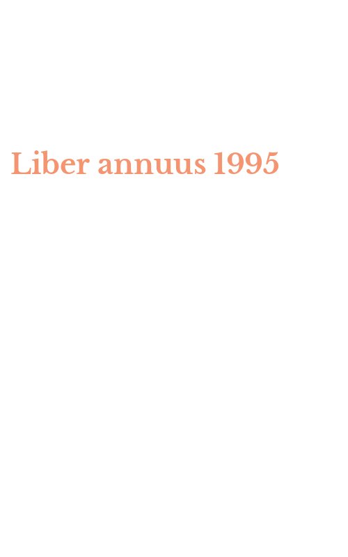 Liber annuus 1995