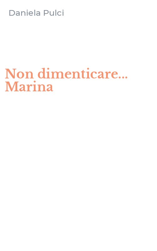 Non dimenticare... Marina