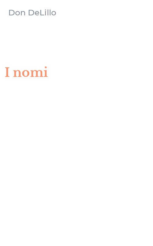 I nomi
