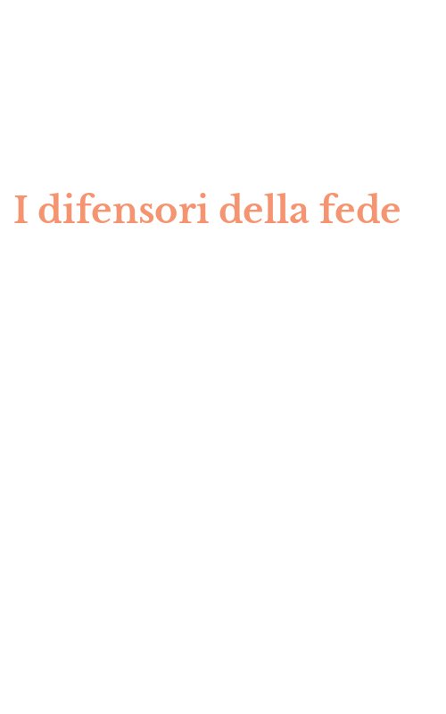 I difensori della fede