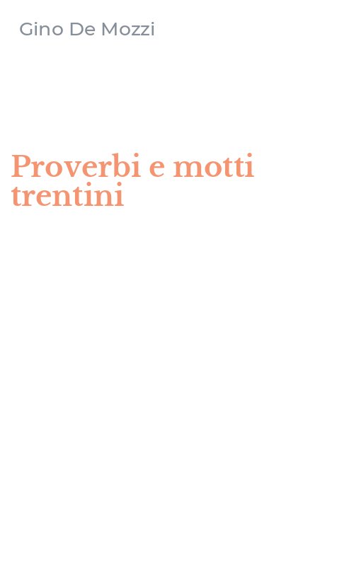 Proverbi e motti trentini