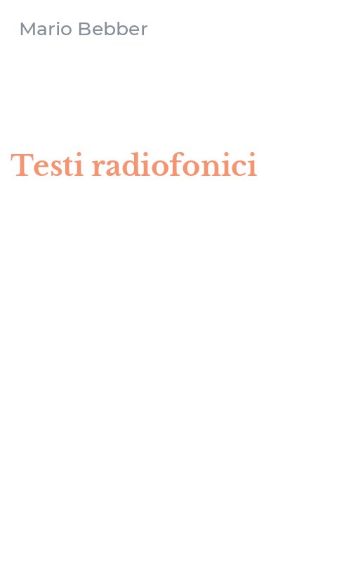 Testi radiofonici