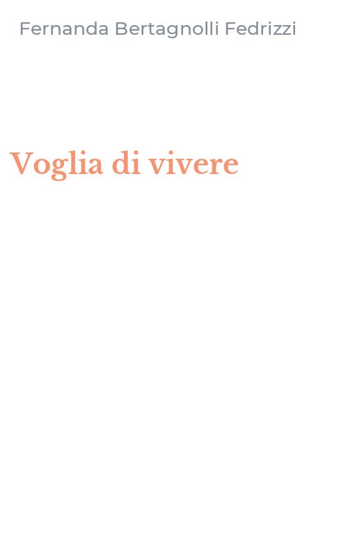 Voglia di vivere