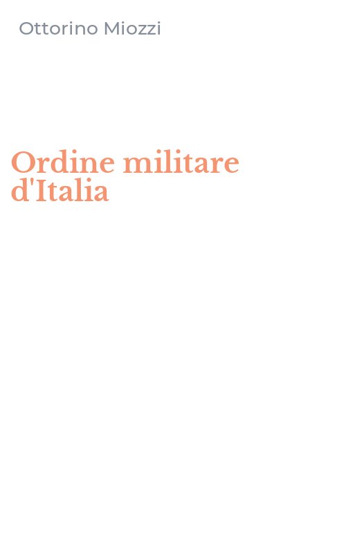 Ordine militare d'Italia