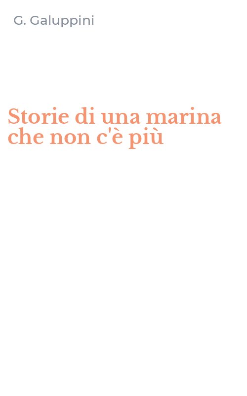 Storie di una marina che non c'è più