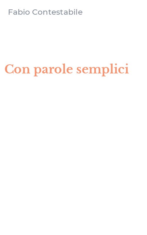 Con parole semplici