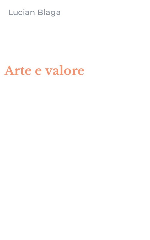 Arte e valore