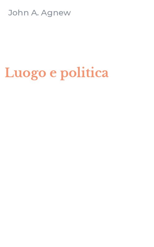 Luogo e politica