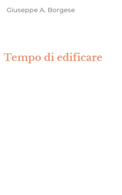 Tempo di edificare