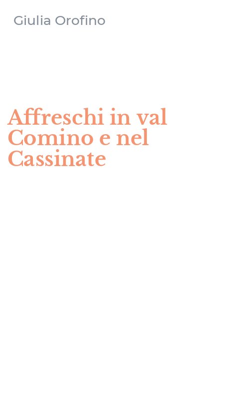 Affreschi in val Comino e nel Cassinate
