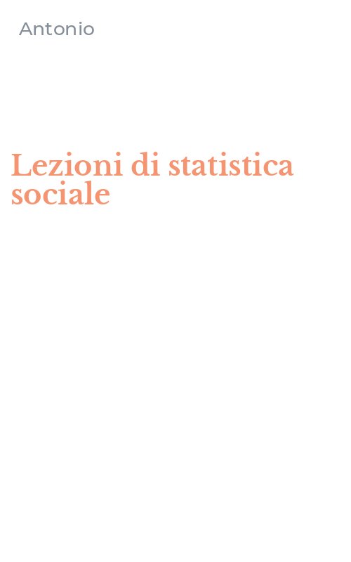 Lezioni di statistica sociale