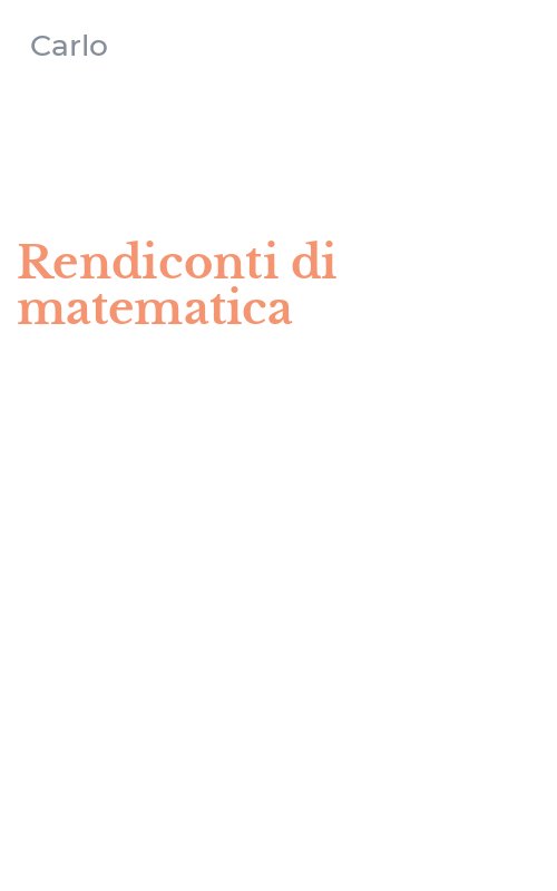 Rendiconti di matematica