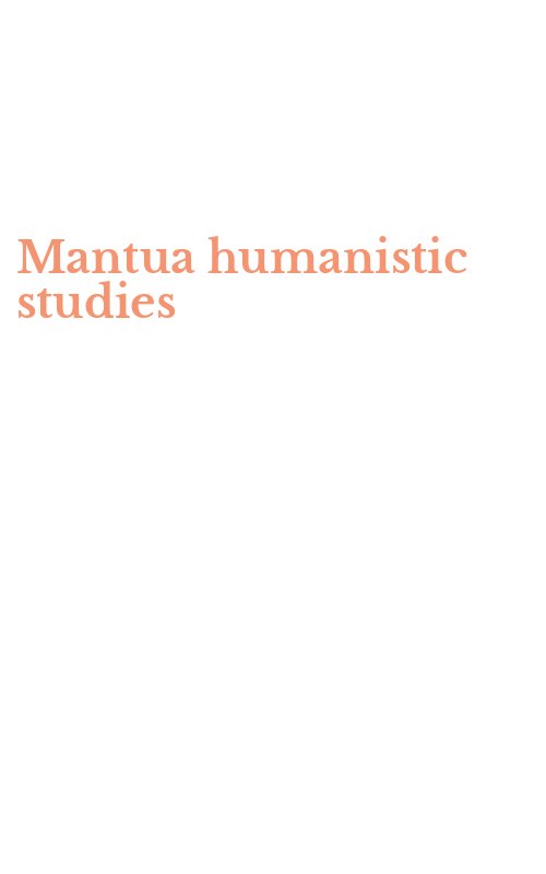 Mantua humanistic studies