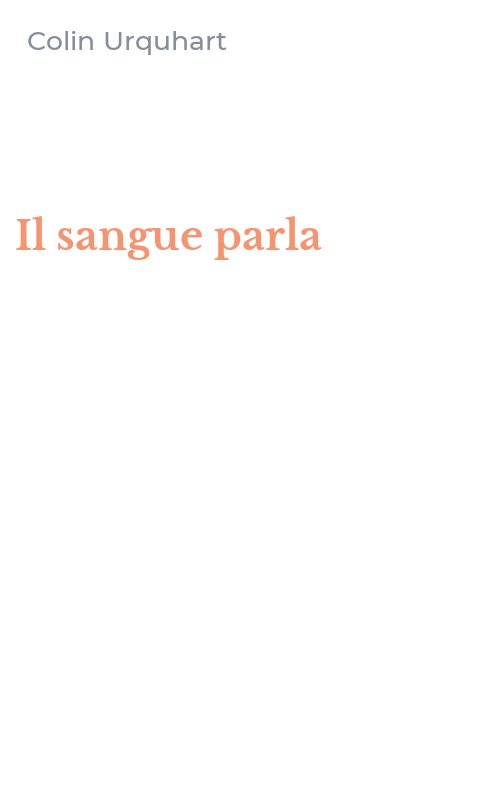 Il sangue parla