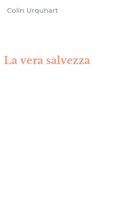 La vera salvezza