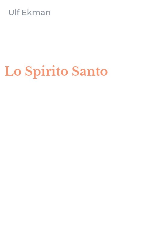 Lo Spirito Santo