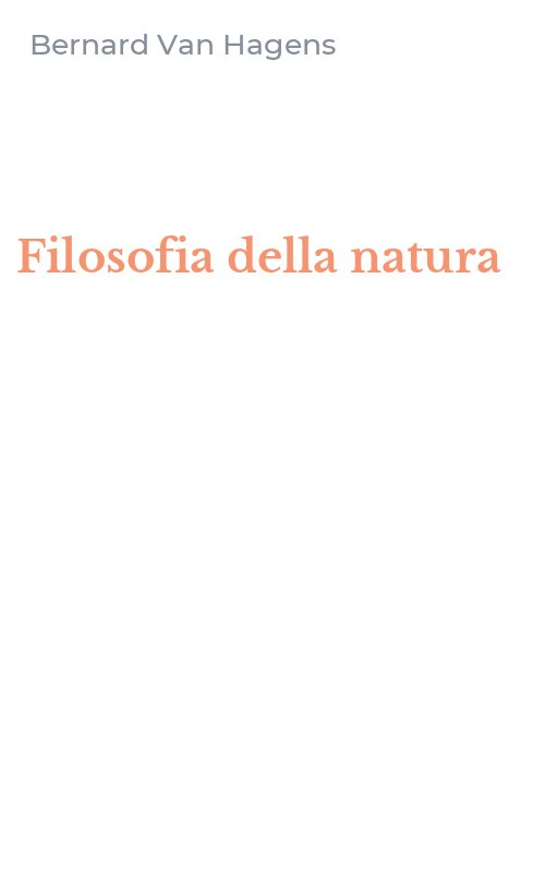 Filosofia della natura