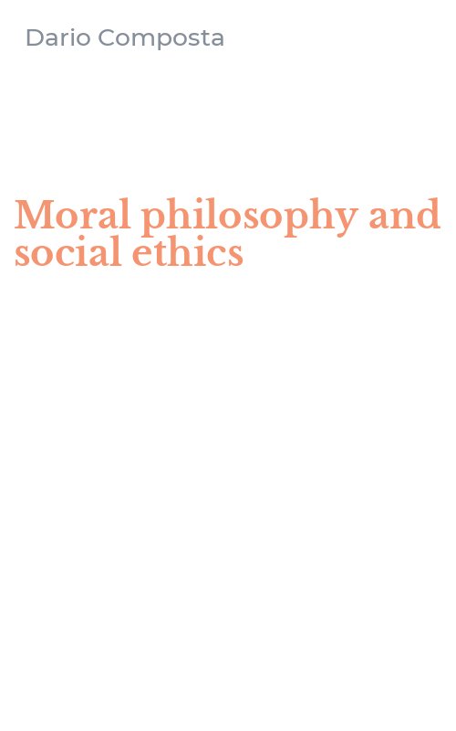 Moral philosophy and social ethics