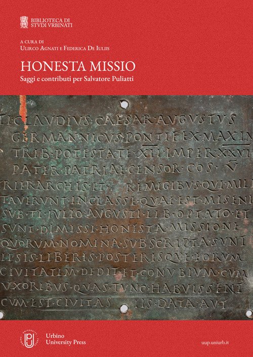 Honesta missio. Saggi e contributi per Salvatore Puliatti