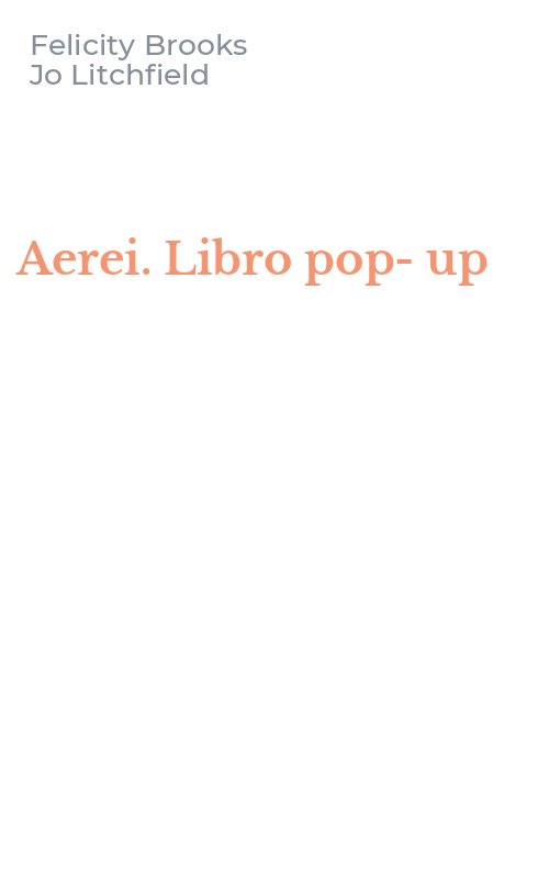 Aerei. Libro pop-up