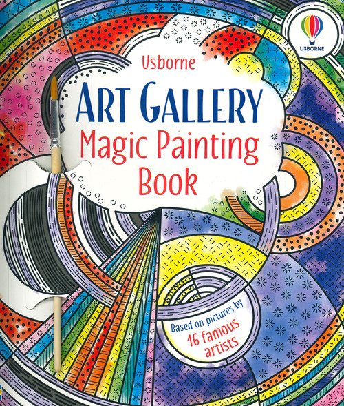 Art gallery. Magic painting book