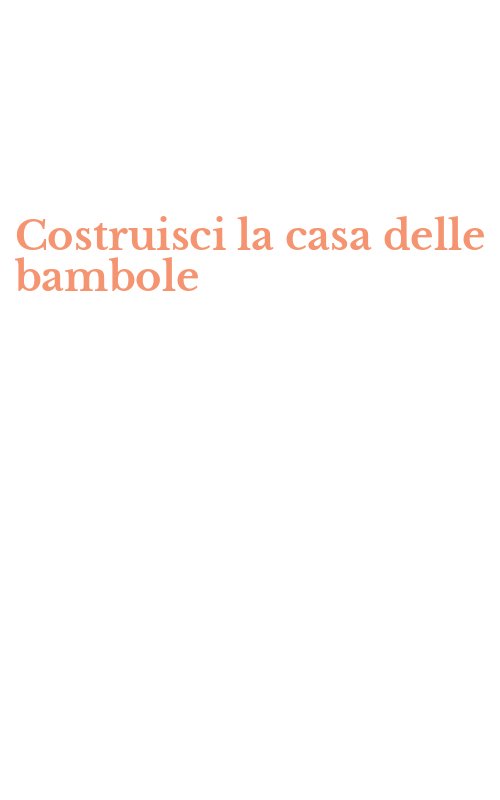 Costruisci la casa delle bambole