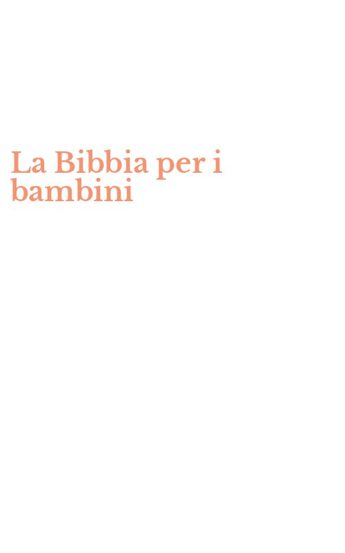 La Bibbia per i bambini