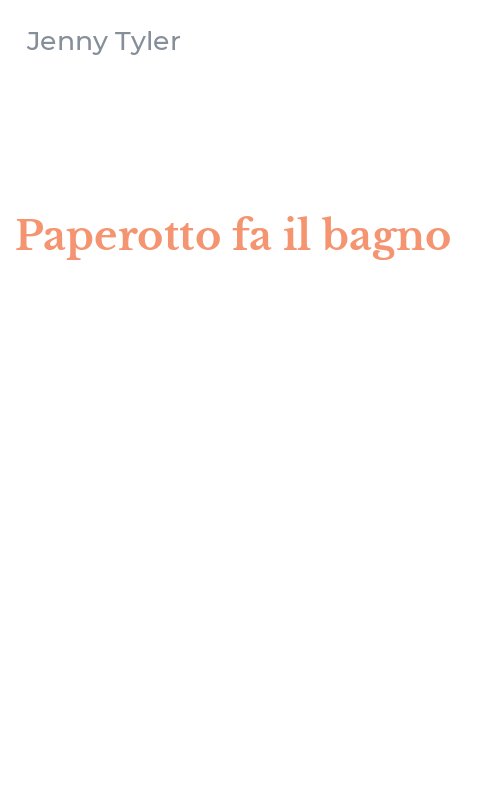 Paperotto fa il bagno