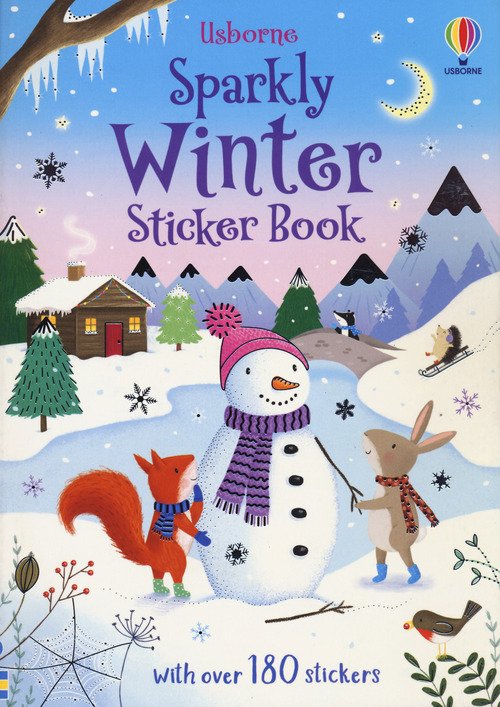 Sparkly winter sticker book