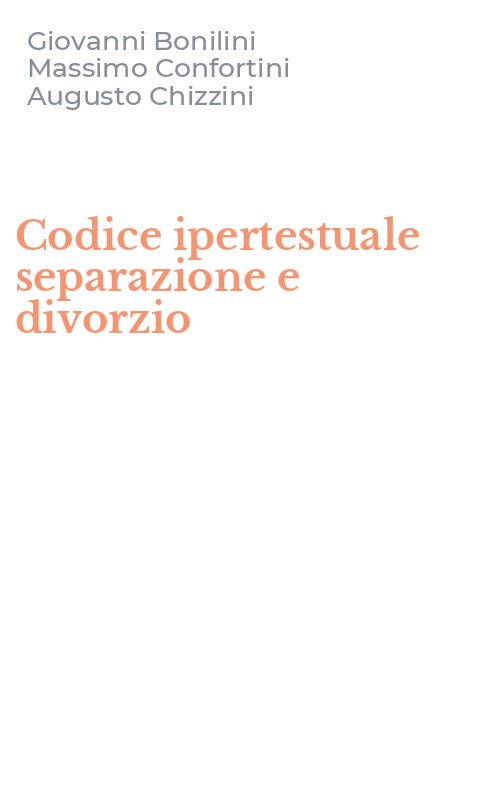 Codice ipertestuale separazione e divorzio