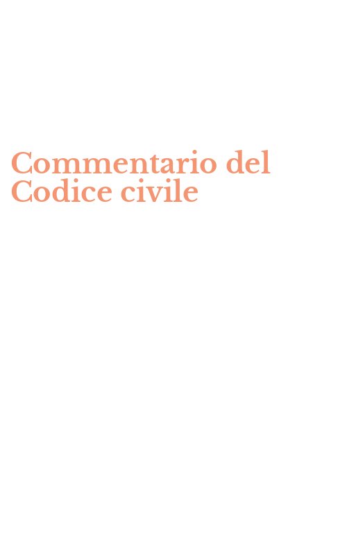 Commentario del Codice civile