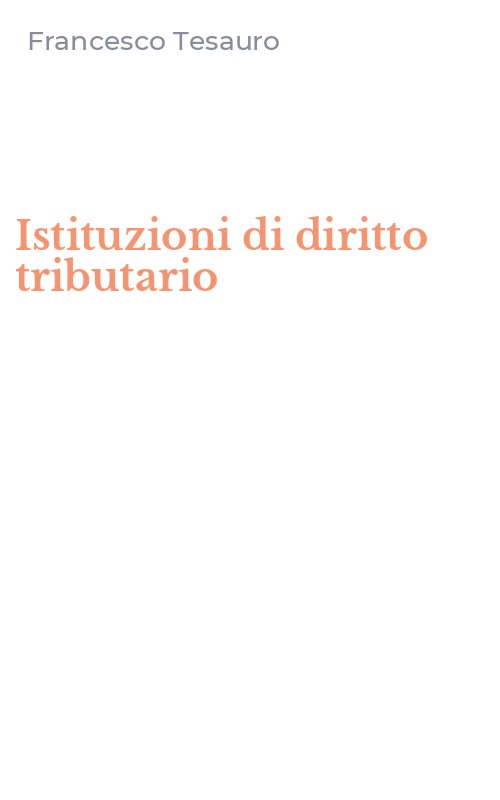 Istituzioni di diritto tributario