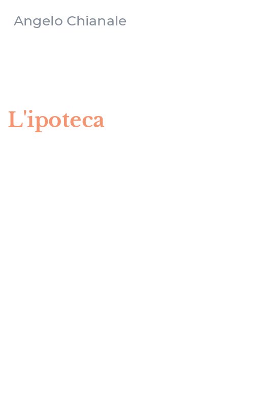 L'ipoteca