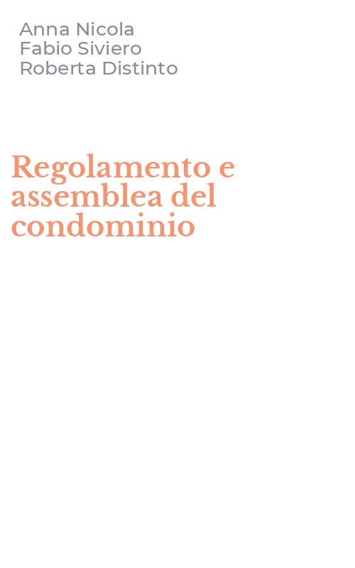 Regolamento e assemblea del condominio