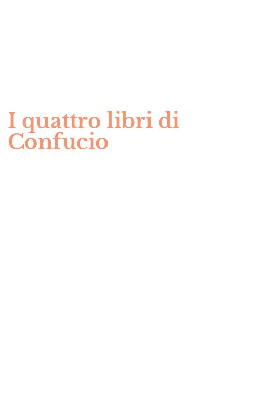 I quattro libri di Confucio