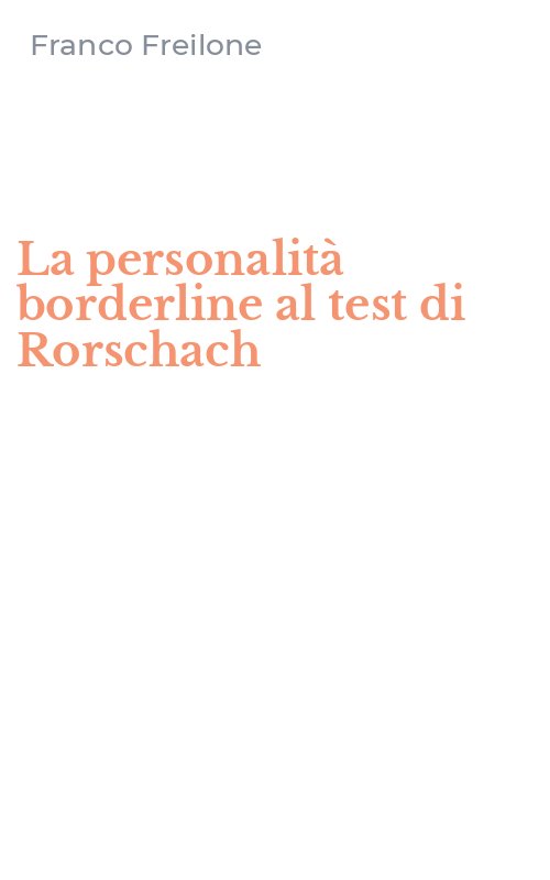 La personalità borderline al test di Rorschach