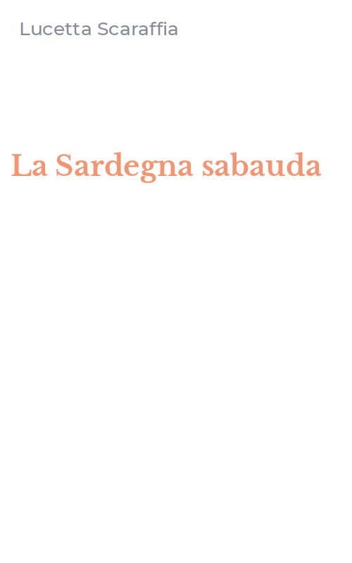 La Sardegna sabauda