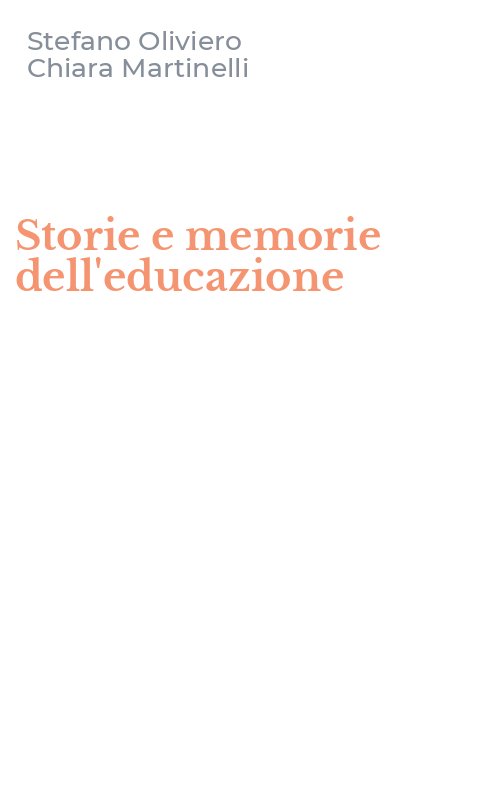 Storie e memorie dell'educazione