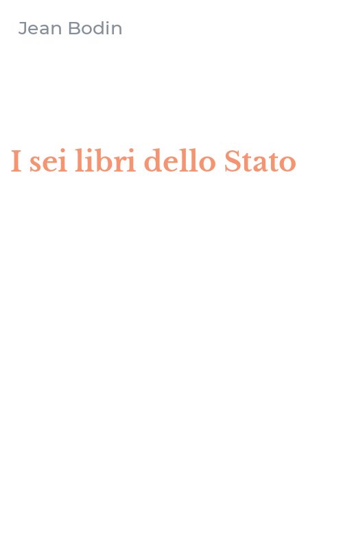 I sei libri dello Stato