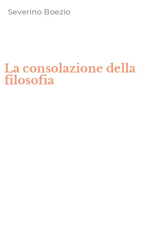 La consolazione della filosofia