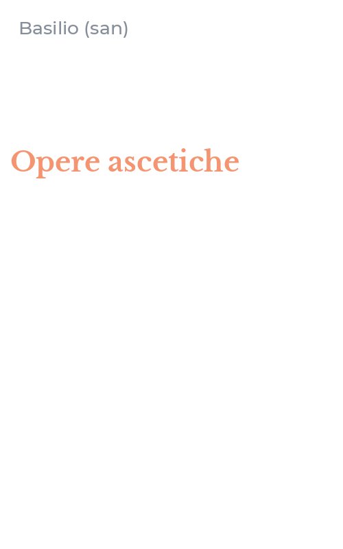 Opere ascetiche