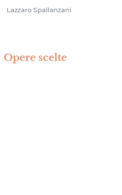 Opere scelte