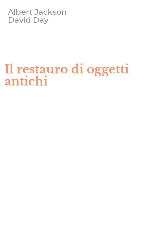Il restauro di oggetti antichi