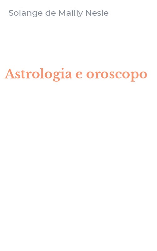 Astrologia e oroscopo