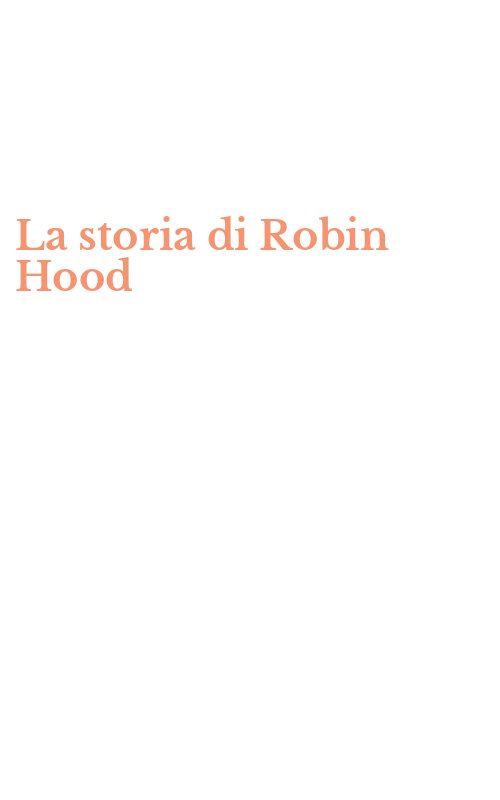 La storia di Robin Hood