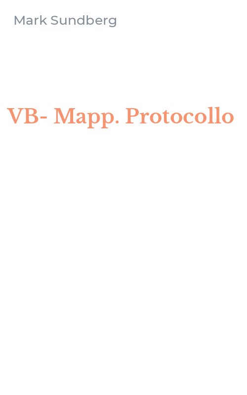 VB-Mapp. Protocollo