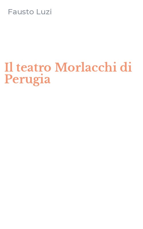 Il teatro Morlacchi di Perugia