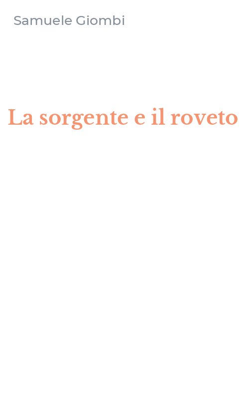 La sorgente e il roveto