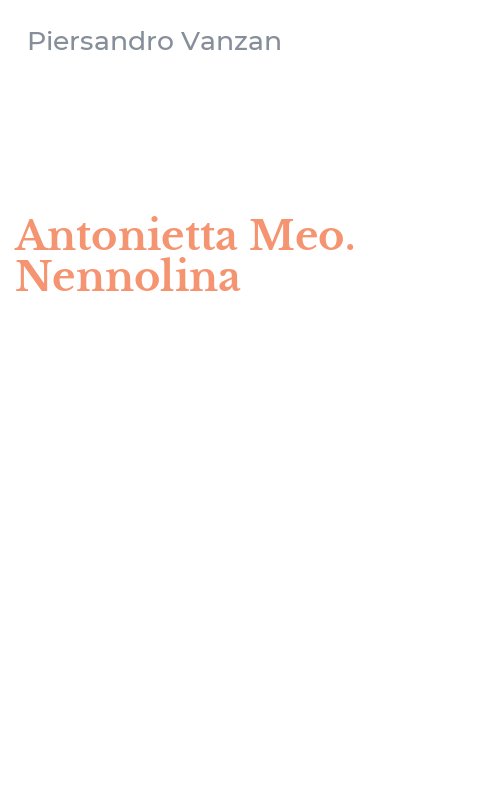 Antonietta Meo. Nennolina